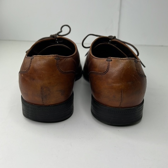 Cole Haan Men’s Tan Leather Oxford Dress Shoes | Classic Lace Up Business Formal - Picture 5 of 10